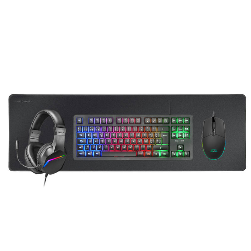 Mars Gaming MCPRGB3FR Combo 4in1