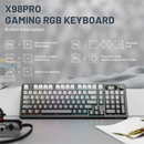 ATTACK SHARK X98Pro Moon night (Blueberry Switch) Maroc