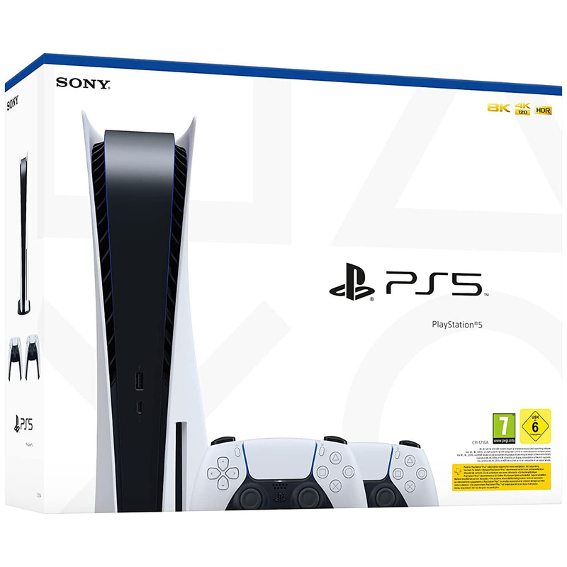 Sony PlayStation 5 + 2ème Manettes DualSense Prix Maroc