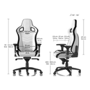 Noblechairs EPIC White/Black maroc
