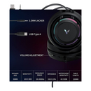 Rapoo VH110 Gaming Hedadset RGB Backlit Maroc