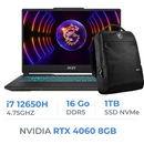 MSI CYBORG 15 A12VF i7-12650H/16GB DDR5/1TB SSD/RTX4060 8GB/15.6'' 144Hz Prix Maroc