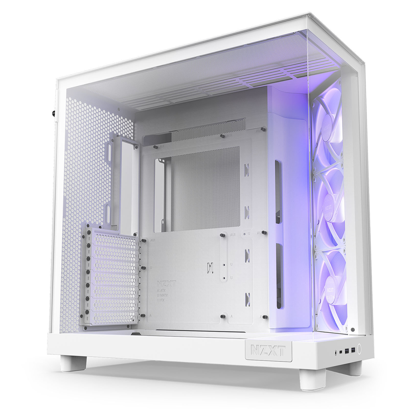 NZXT H6 Flow RGB Blanc Prix Maroc