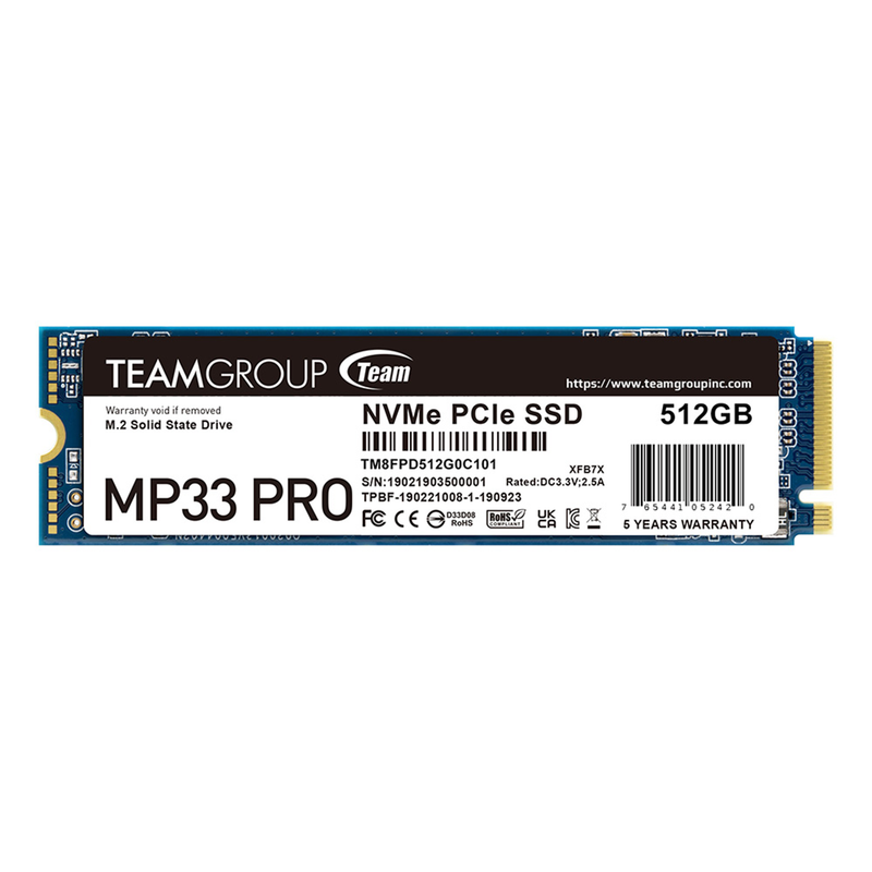 TeamGroup MP33 PRO M.2 PCIe NVMe 512GB prix maroc 