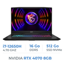 MSI Katana 17 B12VGK-408 i7-12650H/16 Go/512 Go SSD/RTX4070/17,3" FHD 144 Hz