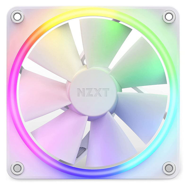 NZXT F120 RGB Duo Triple Pack White