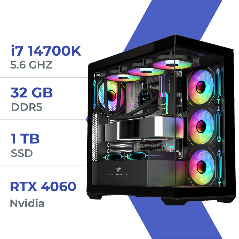 PC Gamer Techspace i7 14700K/1TB SSD/32GB/RTX 4060