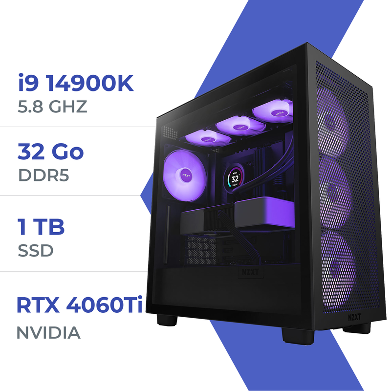 PC Gamer Techspace i9 14900K/1TB SSD/32GB/RTX 4060 Ti