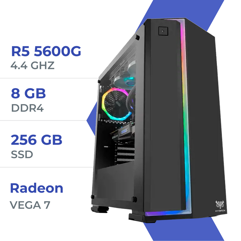 PC Gamer Techspace Ryzen 5 5600G/8GB/256GB SSD/Radeon Vega7