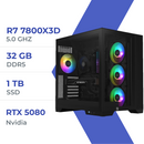 PC Gamer Techspace R7 7800X3D /1TB SSD/32GB/RTX 5080