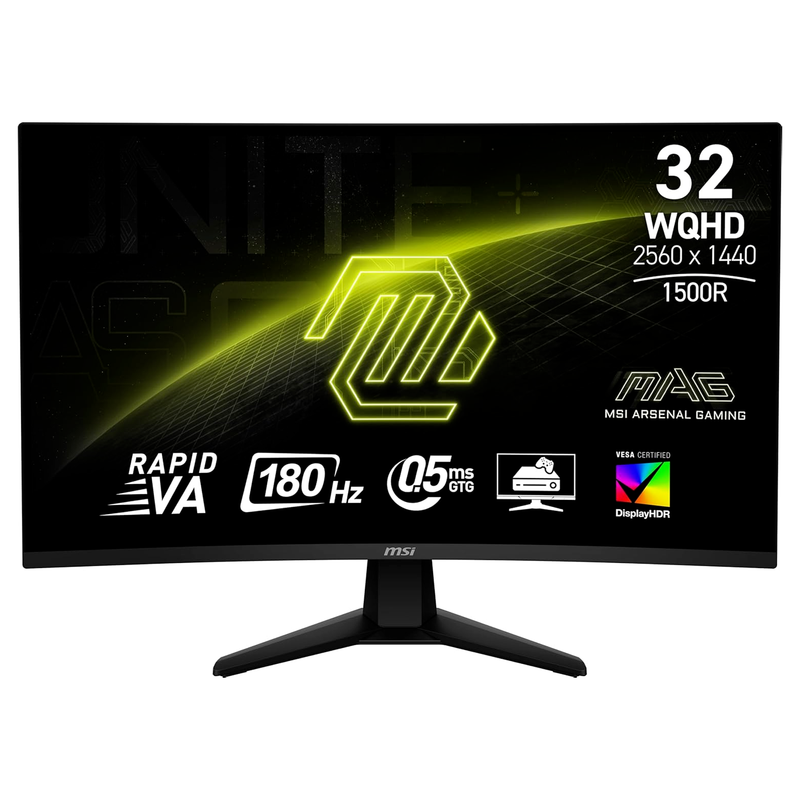 MSI MAG 32CQ6F 32" 180Hz 2K Curved Prix Maroc