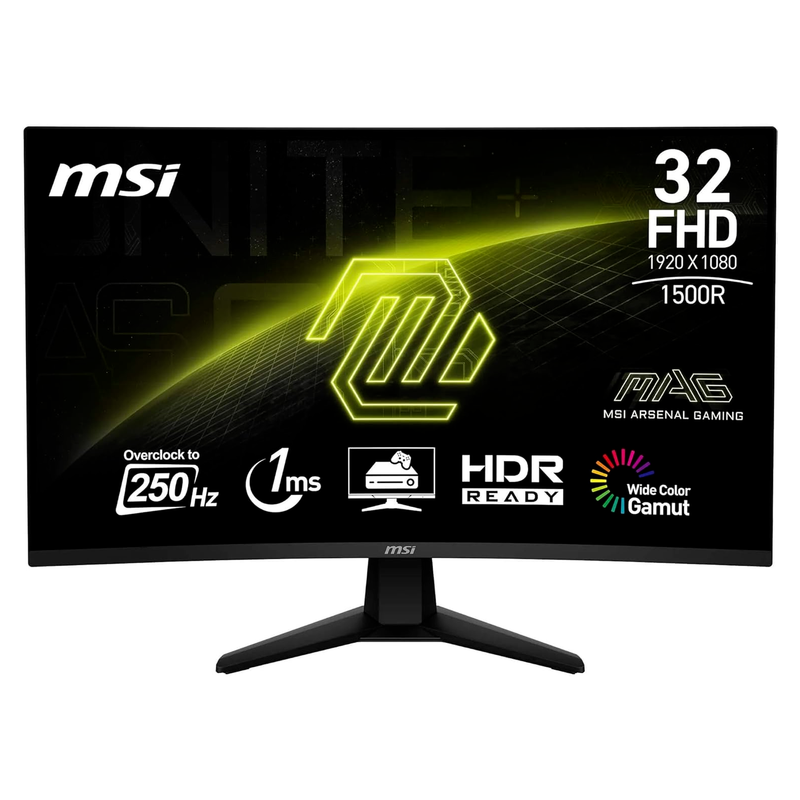 MSI MAG 32C6X 32" 250Hz Curved Prix Maroc