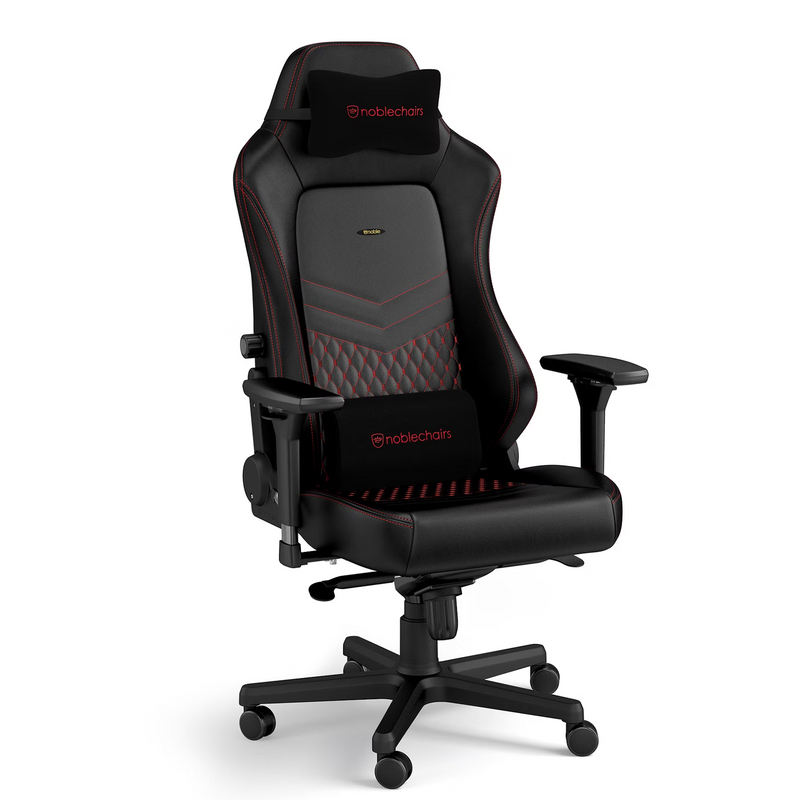 Noblechairs HERO Real Leather Black/Red Prix Maroc