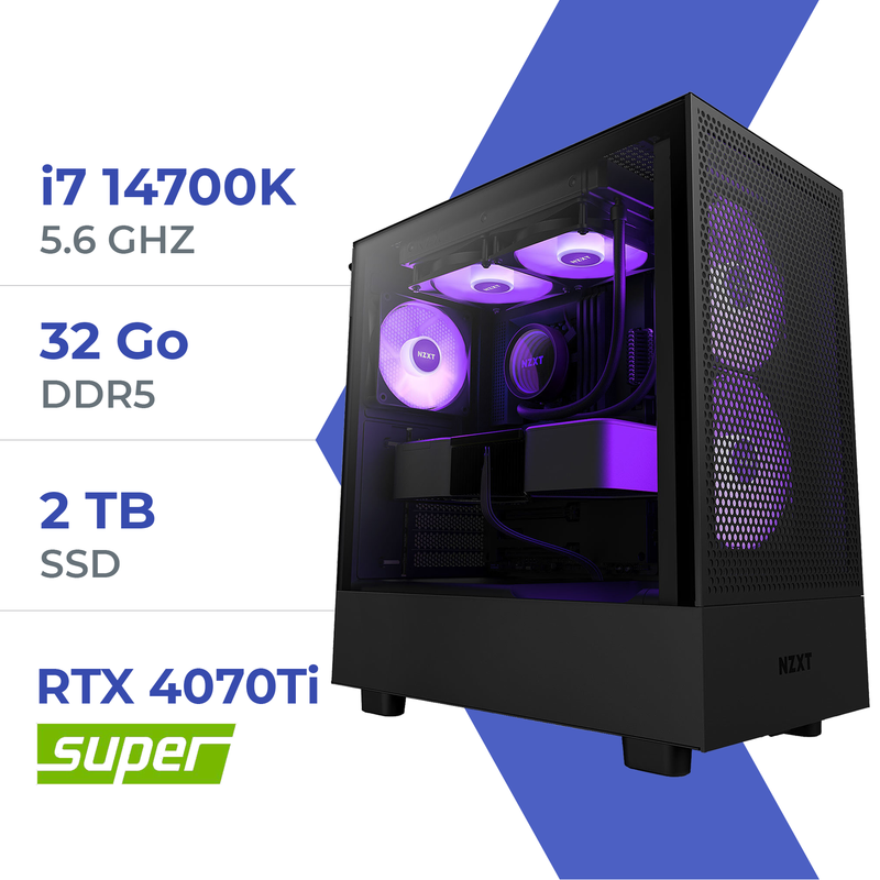 PC Gamer Techspace i7 14700K/2TB SSD/32GB/RTX 4070Ti SUPER