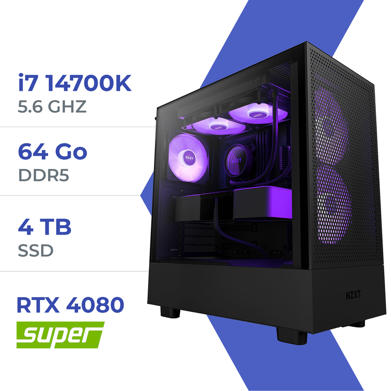 PC Gamer Techspace i7 14700K/4TB SSD/64GB/RTX 4080 SUPER