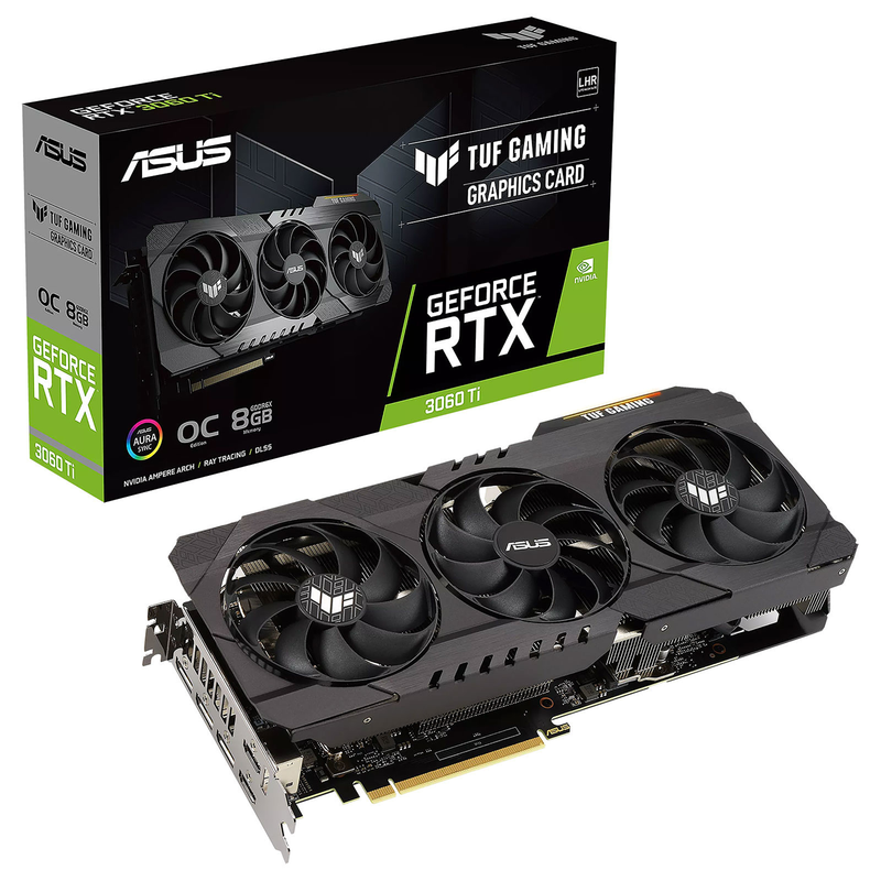 ASUS GeForce RTX 3060 Ti TUF GAMING OC 8GB GDDR6X Prix Maroc