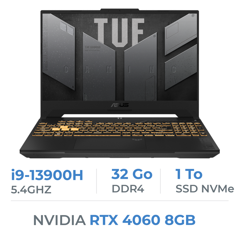 ASUS TUF F15 FX507W4 Intel Core i9-13900H/32GB/1TB SSD/RTX 4060 8GB/15.6'' IPS 144Hz