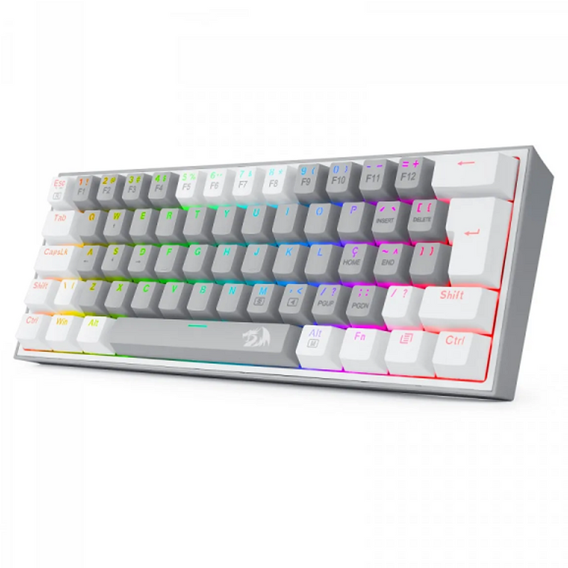 Redragon K617 Fizz 60% RGB Red Switches (Gray/White) Prix Maroc