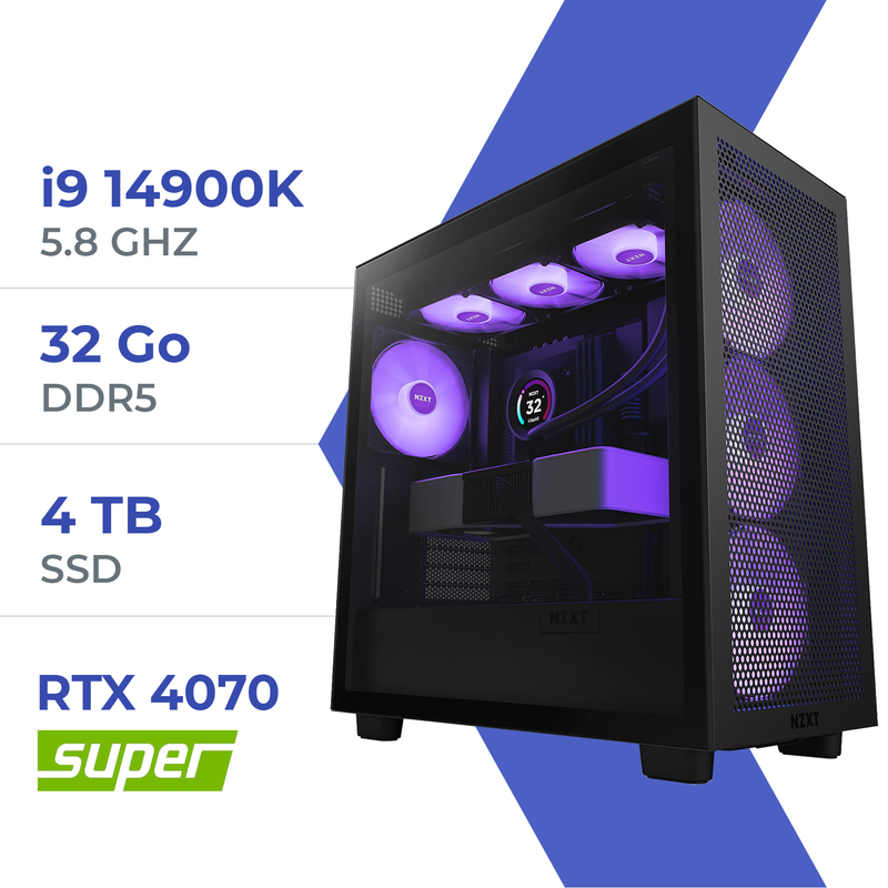 PC Gamer Techspace i9 14900K/4TB SSD/32GB/RTX 4070 SUPER