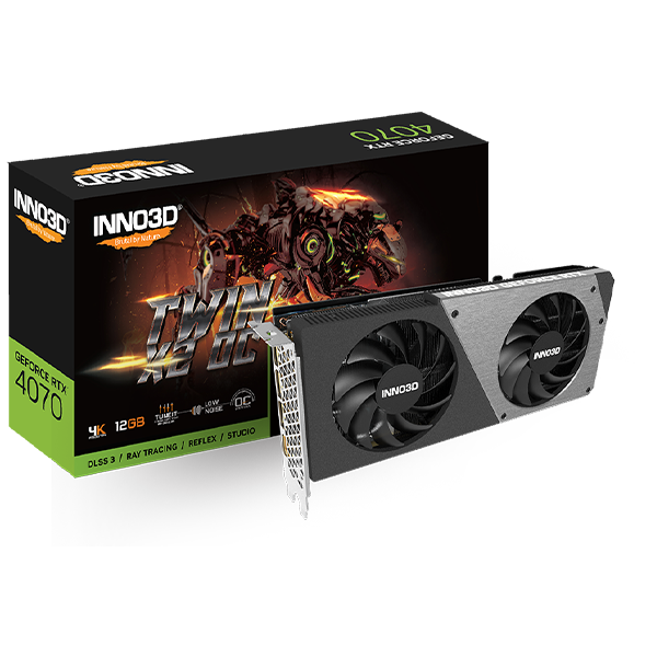 INNO3D RTX 4070 TWIN X2 OC 12GB GDDR6X Prix Maroc