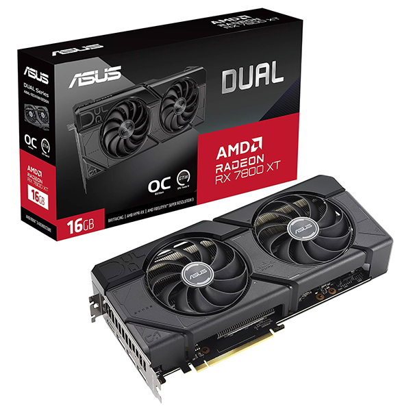 ASUS Dual Radeon RX 7800 XT O16G Prix Maroc