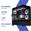 PC Gamer Techspace R9 9900X /1TB SSD/32GB/RTX 5070 Ti