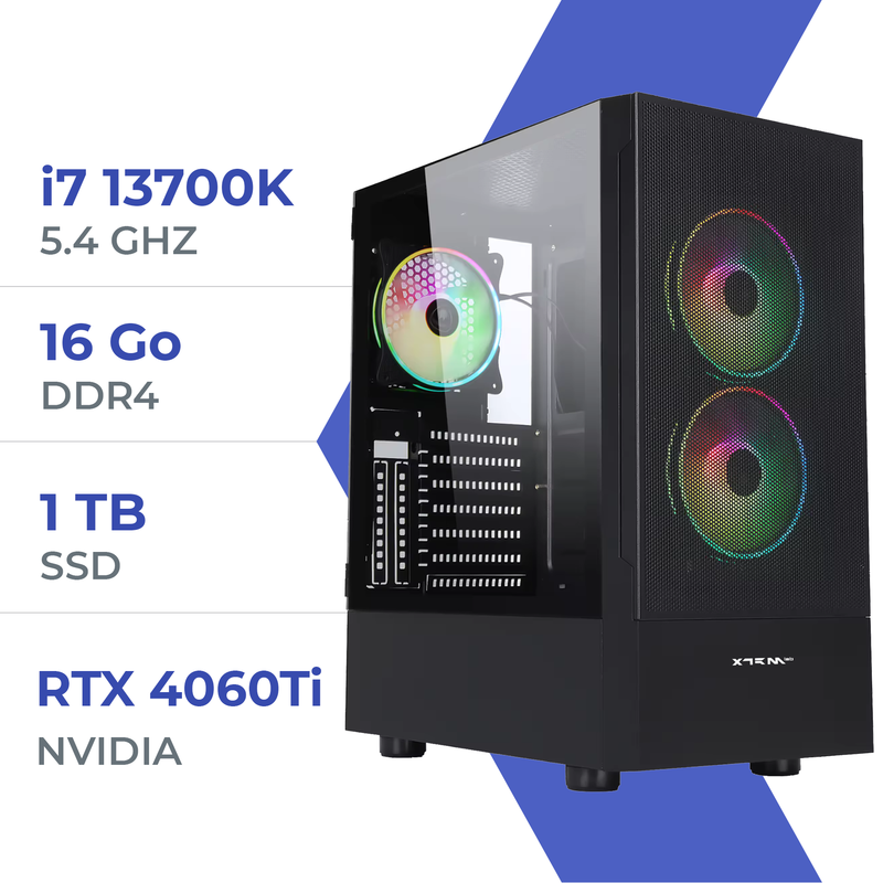 PC Gamer Techspace i7 13700K/1TB SSD/16GB/RTX 4060Ti