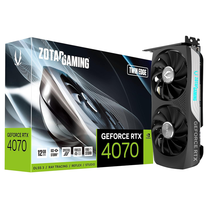 ZOTAC Gaming GeForce RTX 4070 Twin Edge 12GB GDDR6X Prix Maroc