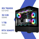 PC Gamer Techspace R5 7600X/1TB SSD/32GB/RTX 5060Ti 16GB