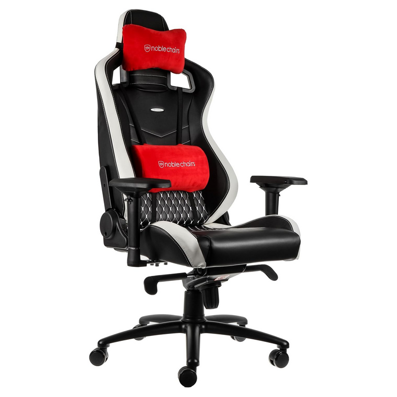 Noblechairs EPIC Real Leather Black/Red/White Prix Maroc