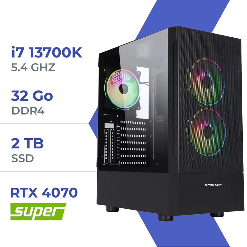 PC Gamer Techspace i7 13700K/2TB SSD/32GB/RTX 4070 SUPER