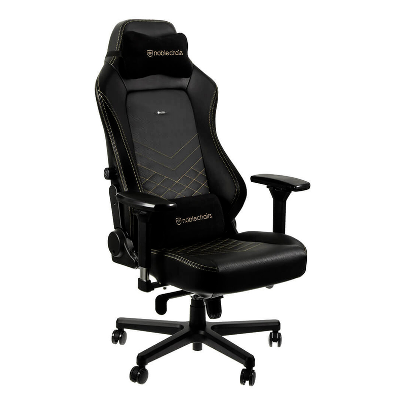 Noblechairs HERO Black/Gold Prix Maroc