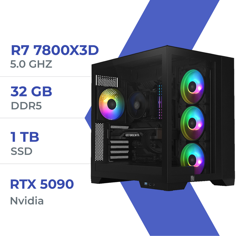 PC Gamer Techspace R7 7800X3D /1TB SSD/32GB/RTX 5090