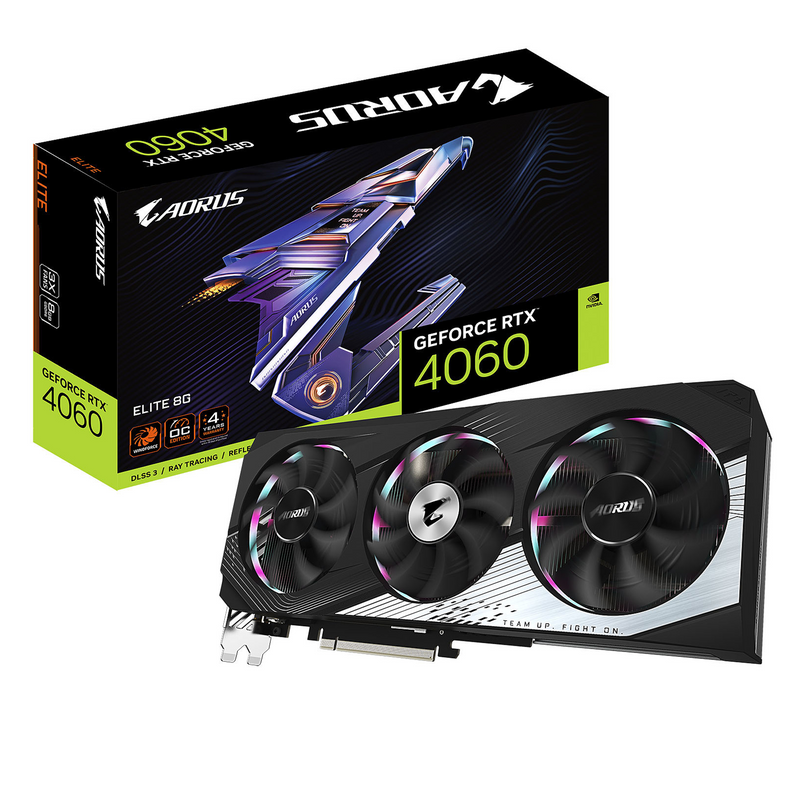 Gigabyte AORUS GeForce RTX 4060 ELITE 8GB GDDR6 Prix Maroc