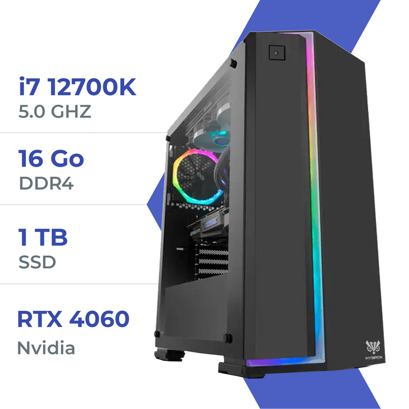 PC Gamer Techspace i7 12700K/1TB SSD/16GB/RTX 4060