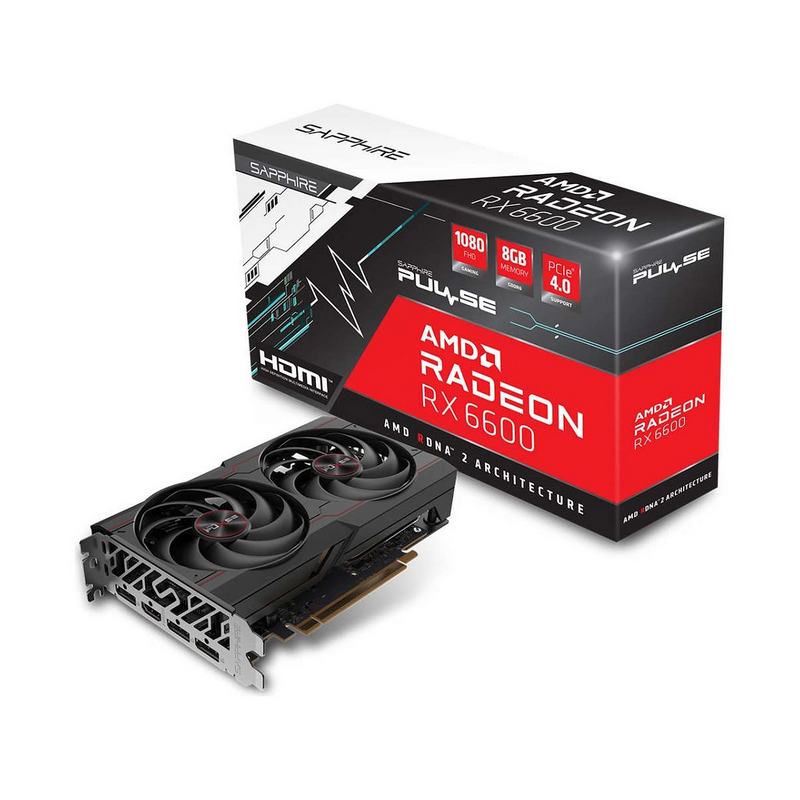 Sapphire PULSE Radeon RX 6600 8GB GDDR6 prix maroc 