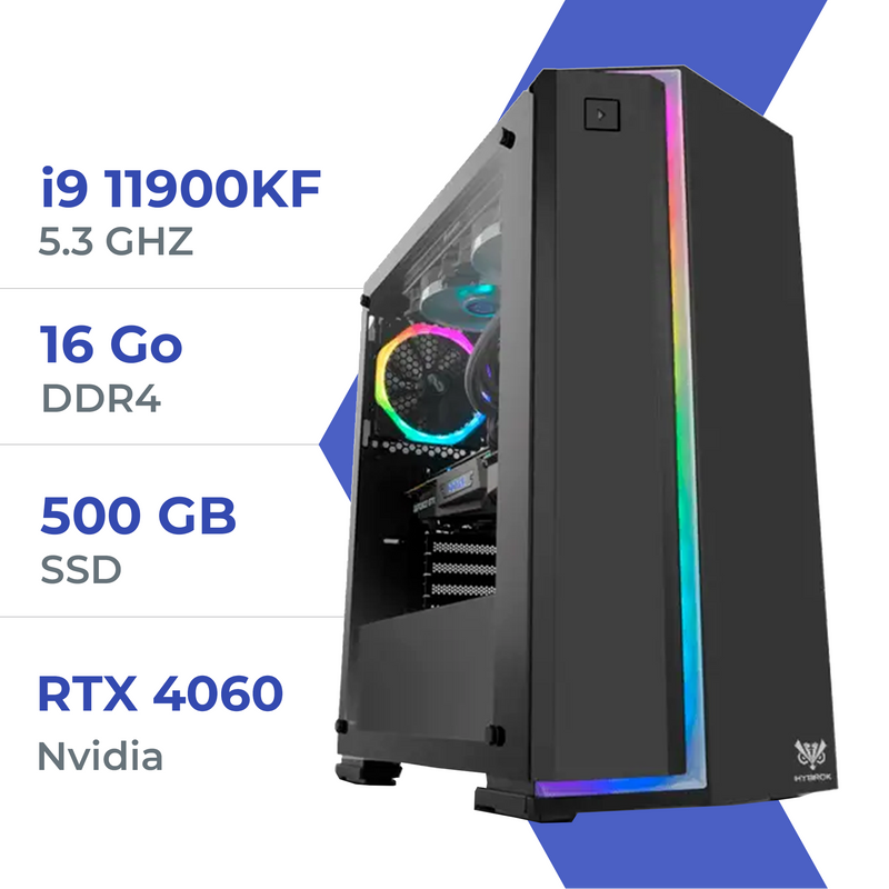 PC Gamer Techspace i9 11900KF/500GB SSD/16GB/RTX 4060