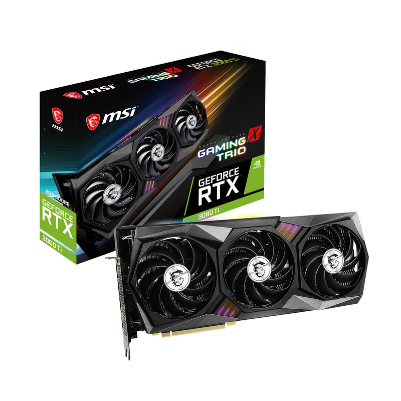 MSI RTX 3060 TI GAMING X TRIO 8GB GDDR6 Prix Maroc