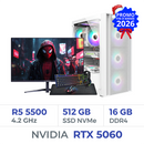 Setup Complet Techspace Ryzen 5 5500/512 GB SSD/16GB/RTX 5060 8G