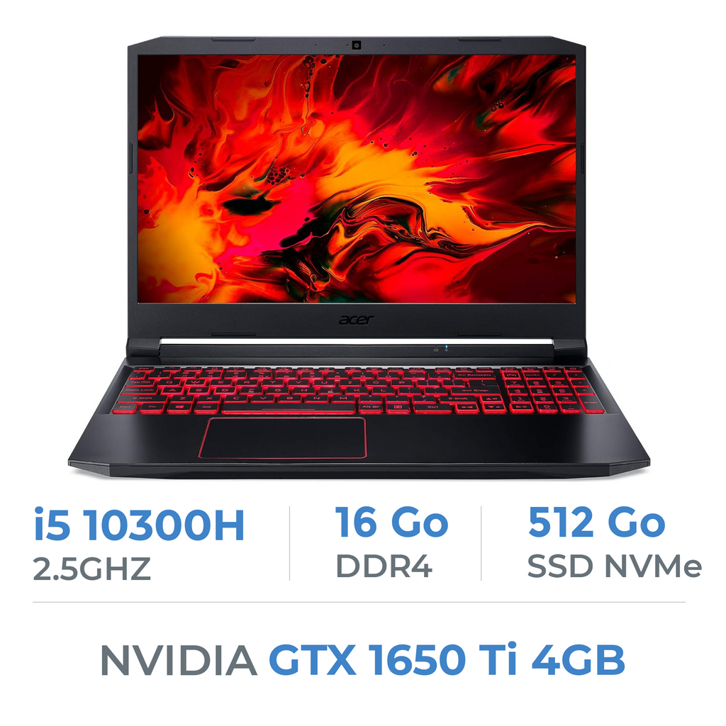 I5 10300h Acer Aspire 1650 Ti Acer Nitro Laptop I5 10300H, 16GB