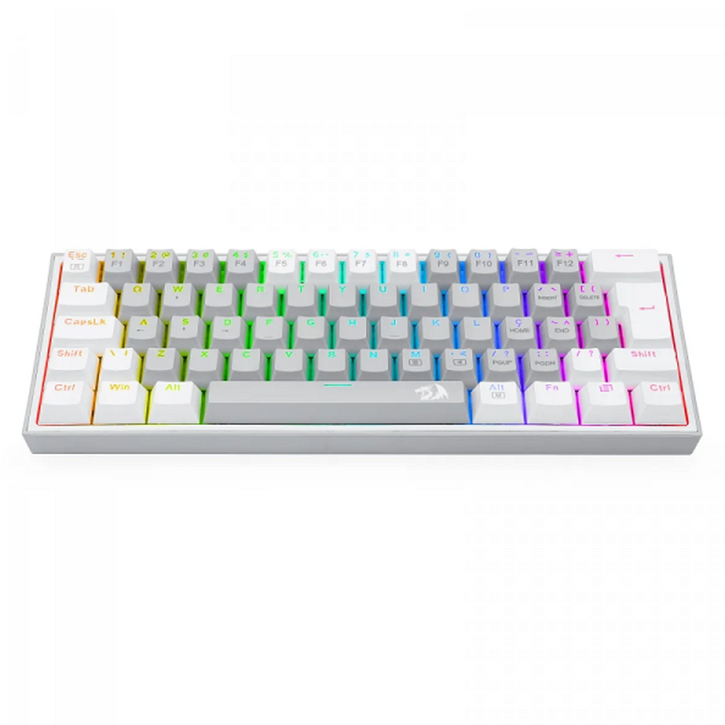 Redragon K617 Fizz 60% RGB Red Switches (Gray/White) Prix Maroc