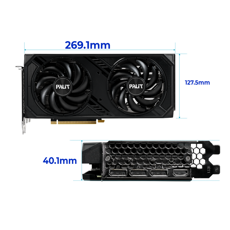 Palit GeForce RTX 4070 DUAL 12GB GDDR6X Maroc Prix