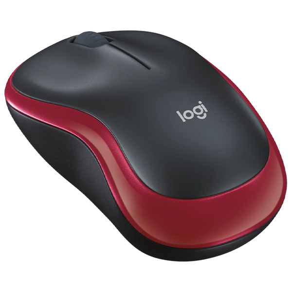 Logitech Wireless Mouse M185 (Red) Maroc Prix