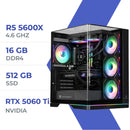 PC Gamer Techspace Ryzen 5 5600X/512GB SSD/16GB/RTX 5060Ti 16GB