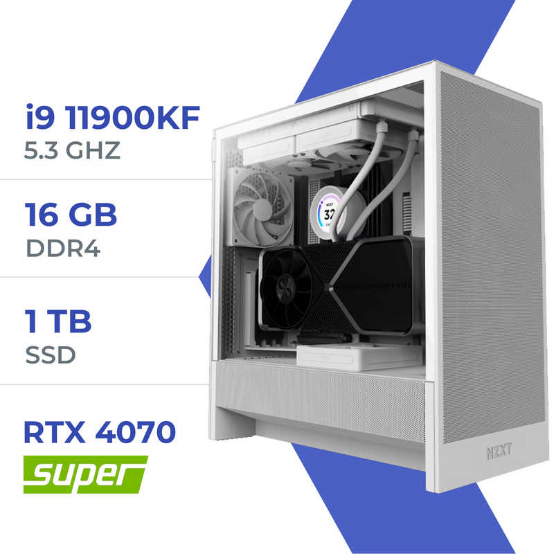 PC Gamer Techspace i9 11900KF/500GB SSD/16GB/RTX 4070 SUPER