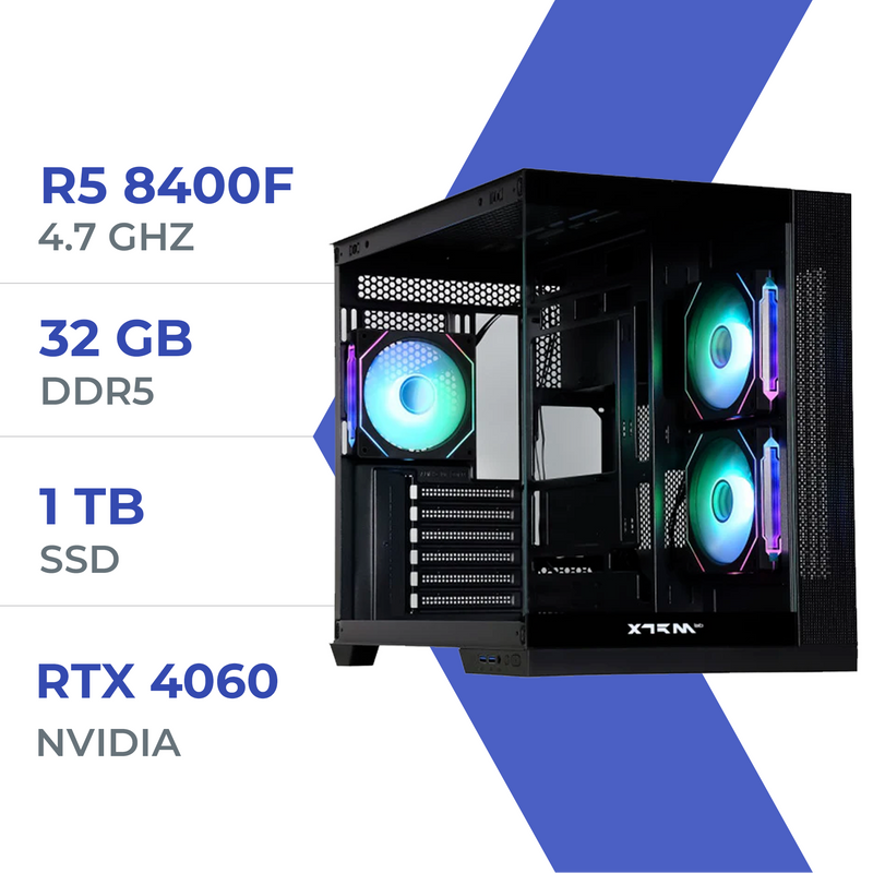 PC Gamer Techspace  R5 8400F/1TB SSD/32GB/RTX 4060