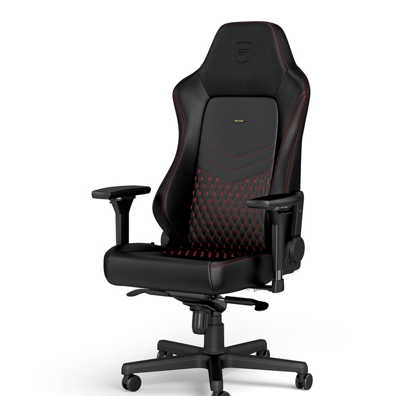 Noblechairs HERO Real Leather Black/Red Maroc Prix