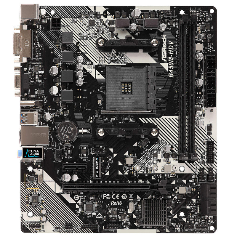 ASROCK AM4 B450M-HDV R4.0 Maroc