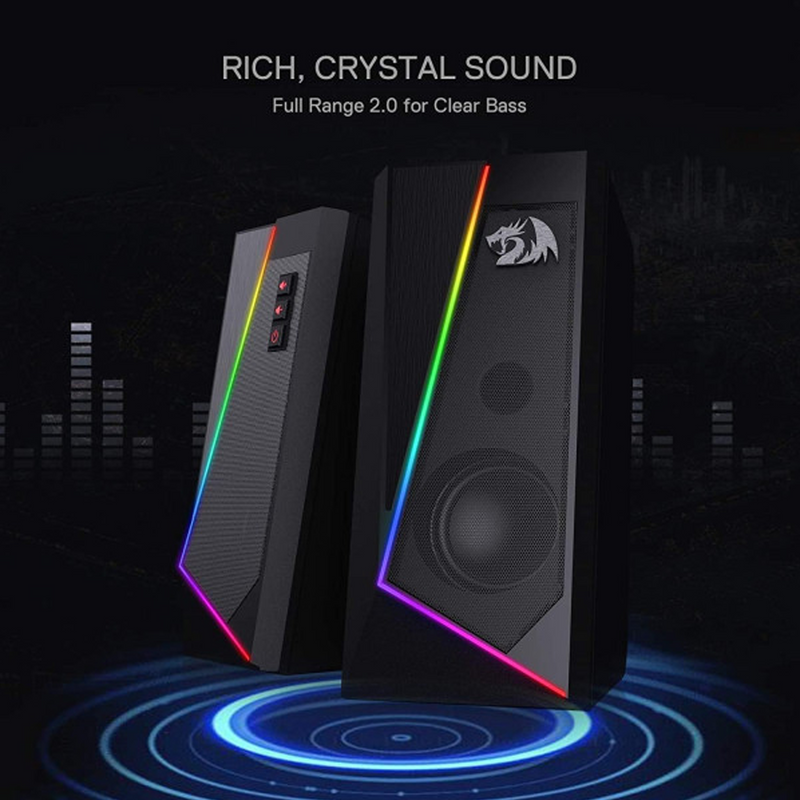 Redragon GS520 Anvil RGB Desktop Speakers 2.0 Maroc Prix