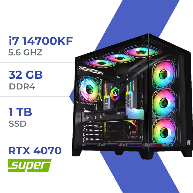 PC Gamer Techspace i7 14700KF/1TB SSD/32GB/RTX 4070 SUPER